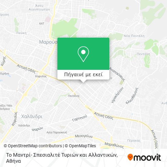 Το Μαντρί- Σπεσιαλιτέ Τυριών και Αλλαντικών χάρτης