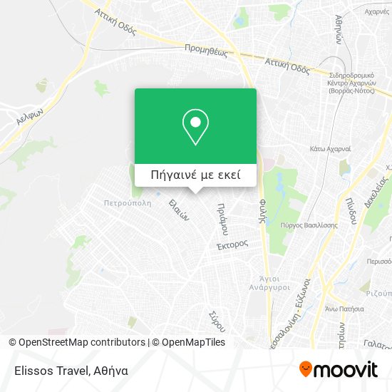 Elissos Travel χάρτης