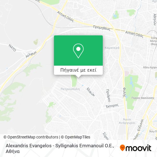 Alexandris Evangelos - Syllignakis Emmanouil O.E. χάρτης