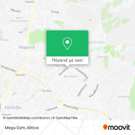 Mega Gym χάρτης