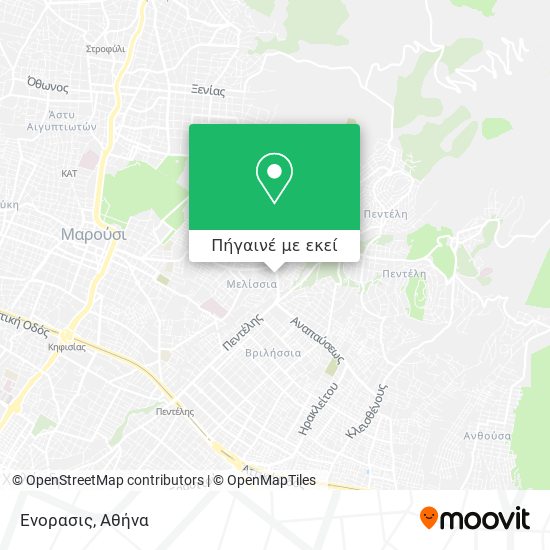 Ενορασις χάρτης