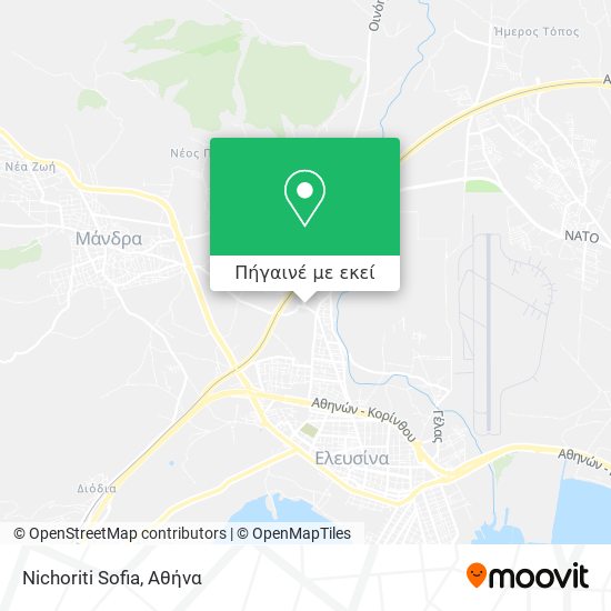 Nichoriti Sofia χάρτης