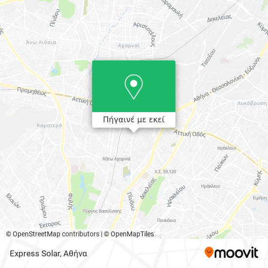 Express Solar χάρτης
