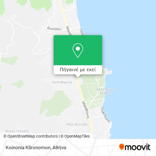 Koinonia Klironomon χάρτης