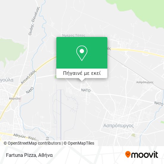 Fartuna Pizza χάρτης