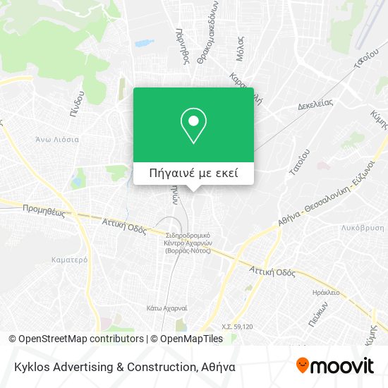 Kyklos Advertising & Construction χάρτης