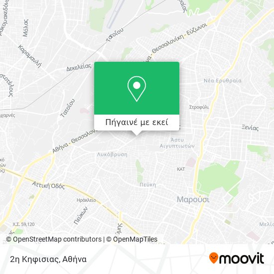 2η Κηφισιας χάρτης