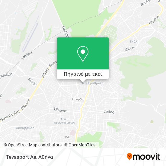 Tevasport Ae χάρτης