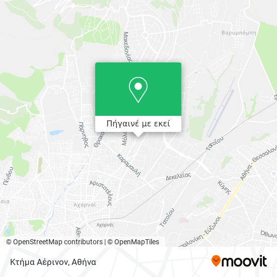 Κτήμα Αέρινον χάρτης