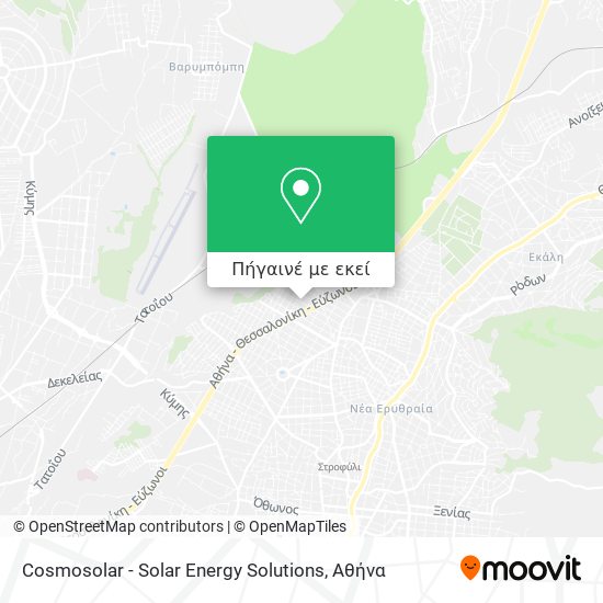 Cosmosolar - Solar Energy Solutions χάρτης
