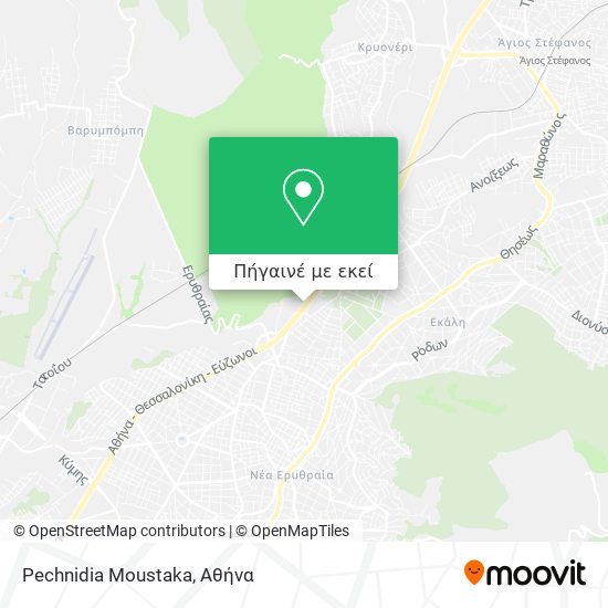 Pechnidia Moustaka χάρτης