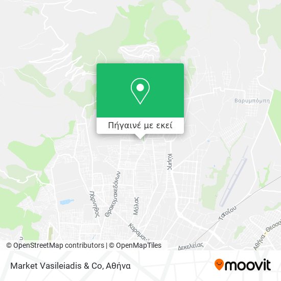 Market Vasileiadis & Co χάρτης