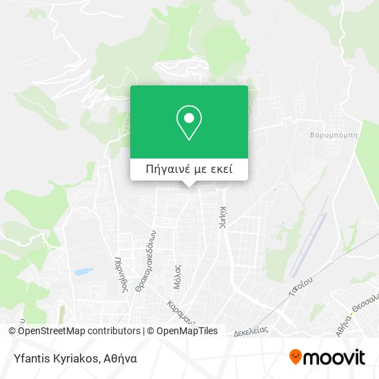 Yfantis Kyriakos χάρτης