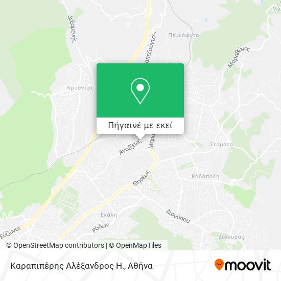 Καραπιπέρης Αλέξανδρος Η. χάρτης