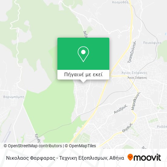Νικολαος Φαρφαρας - Τεχνικη Εξοπλισμων χάρτης