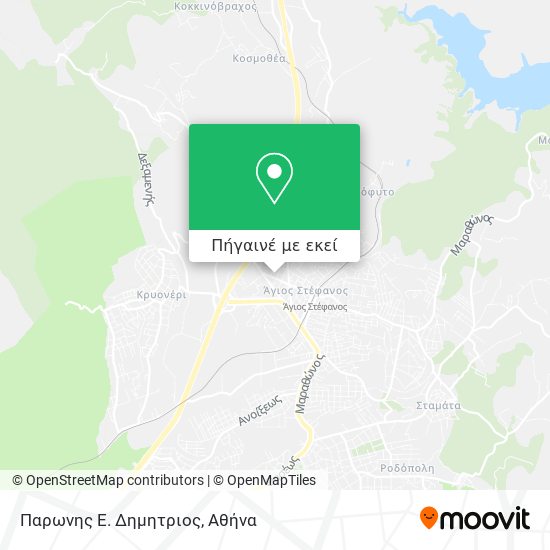 Παρωνης Ε. Δημητριος χάρτης