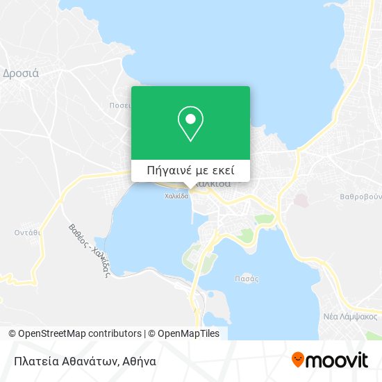 Πλατεία Αθανάτων χάρτης