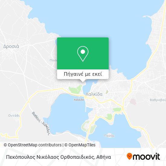 Πεκόπουλος Νικόλαος Ορθοπαιδικός χάρτης