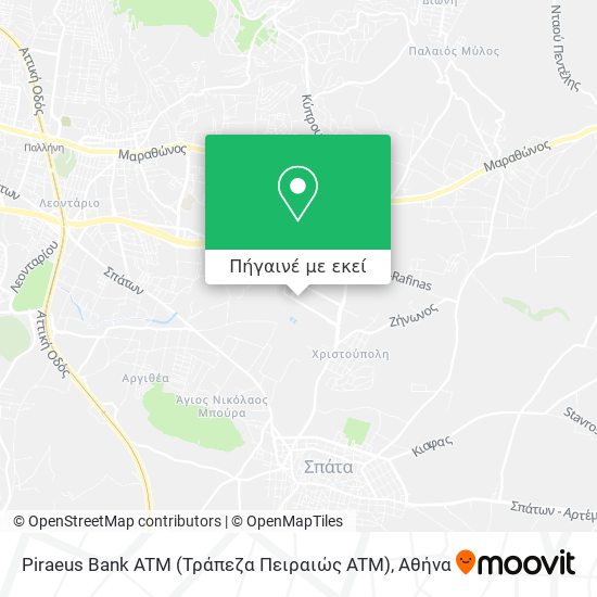 Piraeus Bank ATM (Τράπεζα Πειραιώς ATM) χάρτης