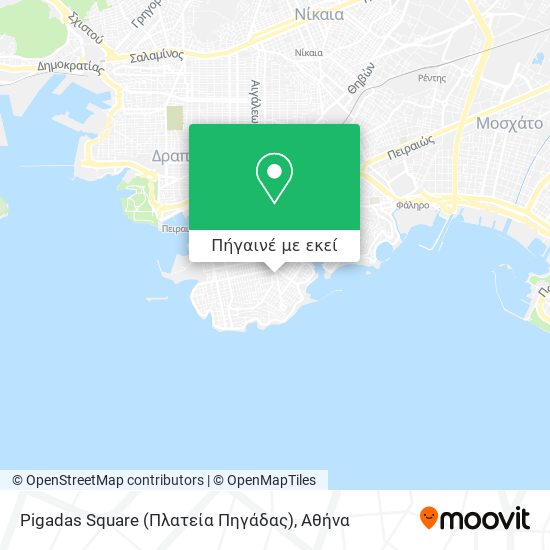 Pigadas Square (Πλατεία Πηγάδας) χάρτης