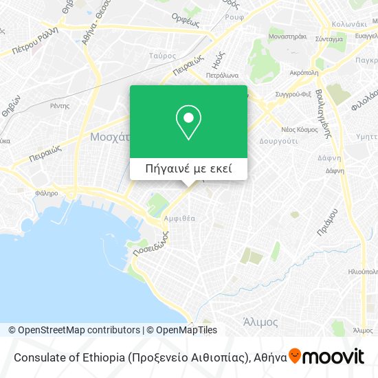Consulate of Ethiopia (Προξενείο Αιθιοπίας) χάρτης