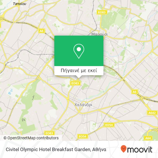 Civitel Olympic Hotel Breakfast Garden χάρτης