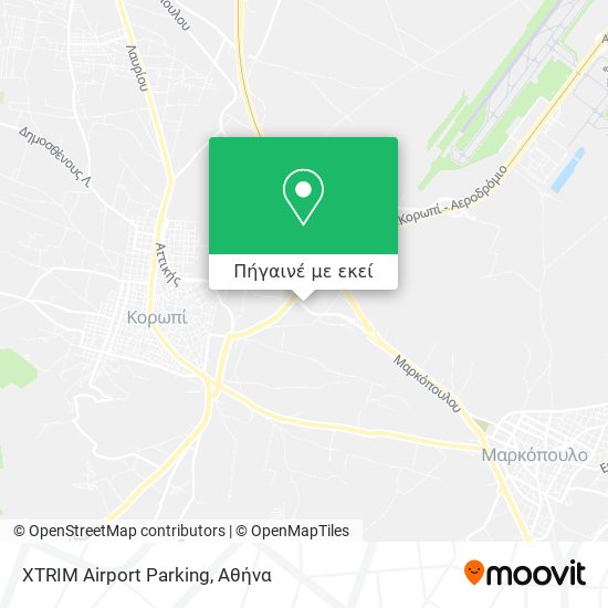 XTRIM Airport Parking χάρτης