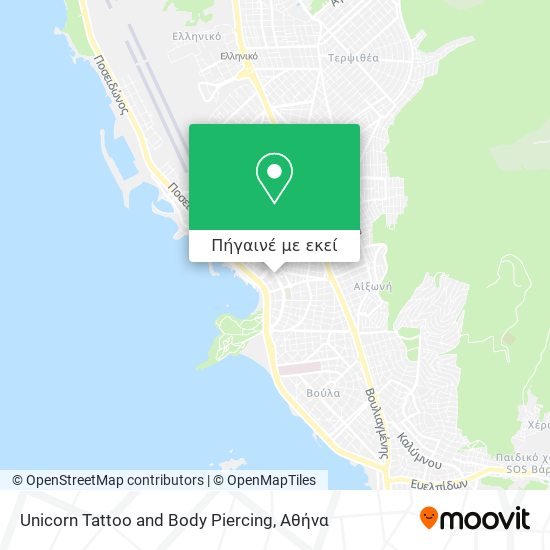 Unicorn Tattoo and Body Piercing χάρτης