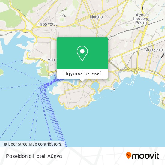 Poseidonio Hotel χάρτης