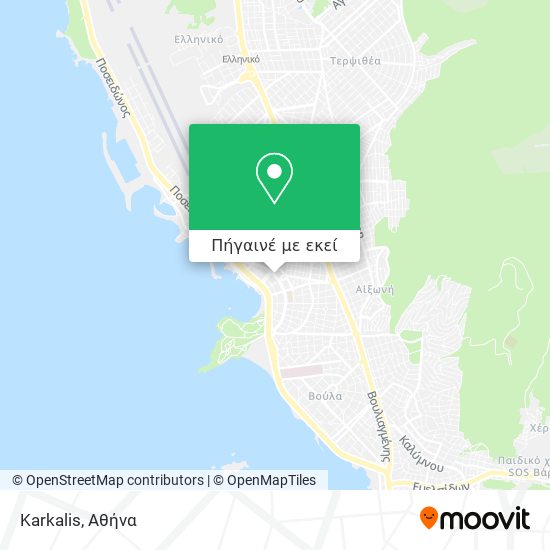 Karkalis χάρτης
