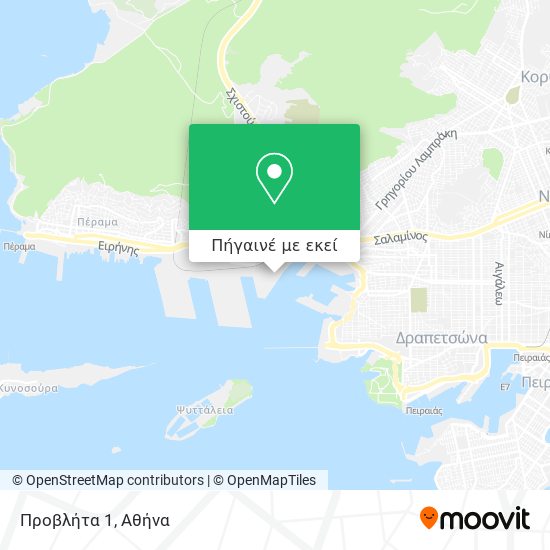 Προβλήτα 1 χάρτης