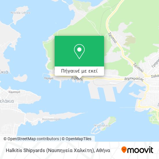 Halkitis Shipyards (Ναυπηγεία Χαλκίτη) χάρτης