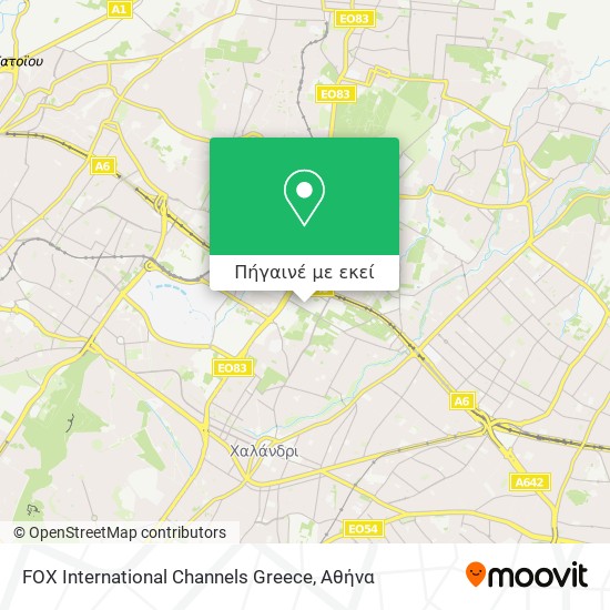 FOX International Channels Greece χάρτης