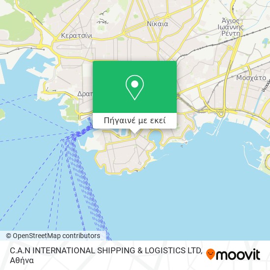 C.A.N INTERNATIONAL SHIPPING & LOGISTICS LTD χάρτης
