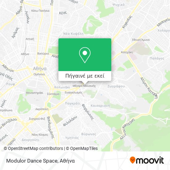 Modulor Dance Space χάρτης