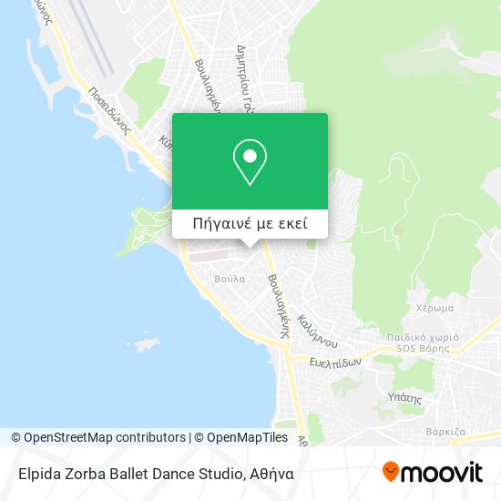 Elpida Zorba Ballet Dance Studio χάρτης
