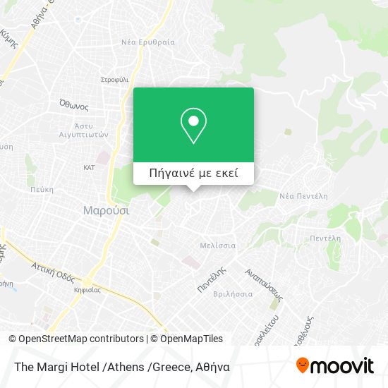 The Margi Hotel /Athens /Greece χάρτης