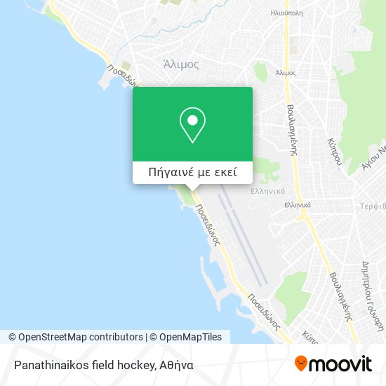 Panathinaikos field hockey χάρτης
