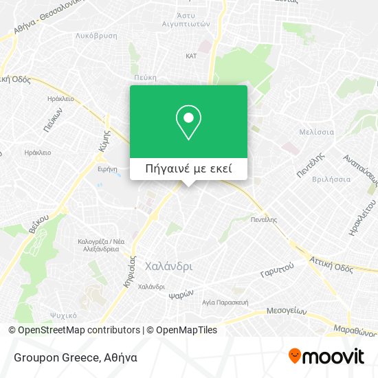 Groupon Greece χάρτης