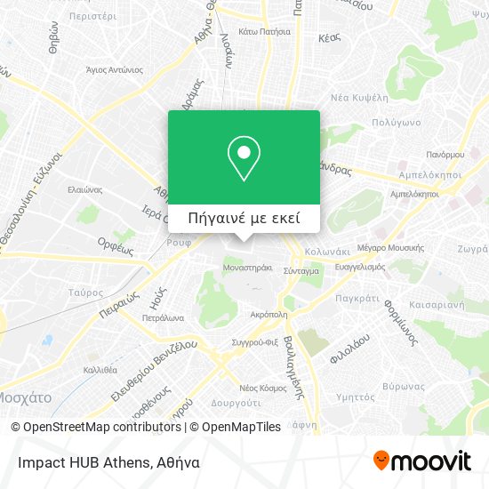 Impact HUB Athens χάρτης