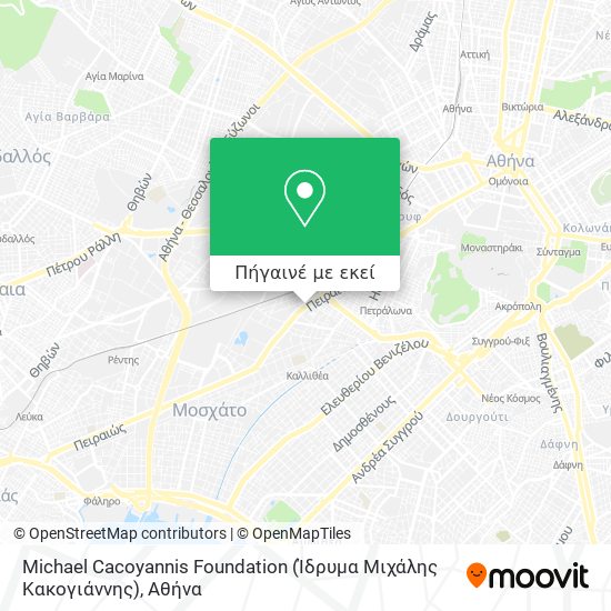 Michael Cacoyannis Foundation (Ίδρυμα Μιχάλης Κακογιάννης) χάρτης