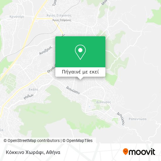 Κόκκινο Χωράφι χάρτης