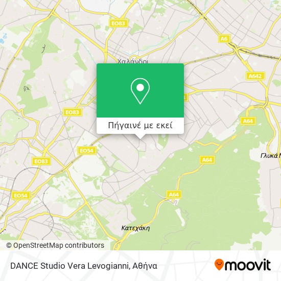 DANCE Studio Vera Levogianni χάρτης