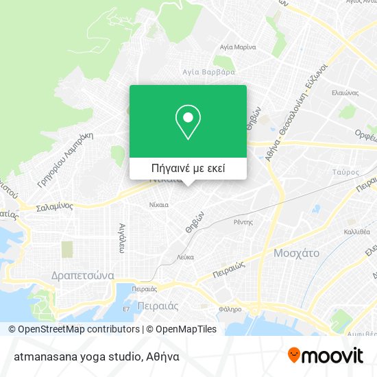 atmanasana yoga studio χάρτης