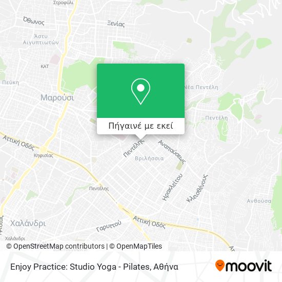 Enjoy Practice: Studio Yoga - Pilates χάρτης