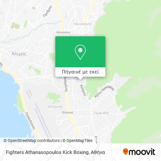 Fighters Athanasopoulos Kick Boxing χάρτης