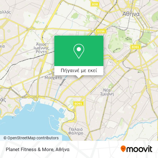 Planet Fitness & More χάρτης