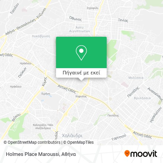 Holmes Place Maroussi χάρτης