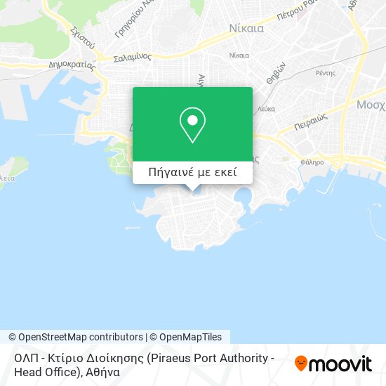 ΟΛΠ - Κτίριο Διοίκησης (Piraeus Port Authority - Head Office) χάρτης
