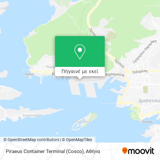 Piraeus Container Terminal (Cosco) χάρτης